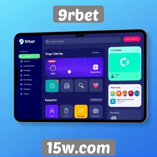 Acessibilidade e interface do site 9rbet